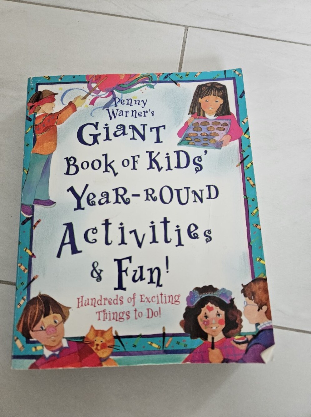 's Giant Book of Kids' Year-Round Activities & Fun! - Turquoise Cover